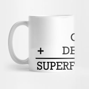 Superflicious is super plus official plus delicious - The Get Down Mug